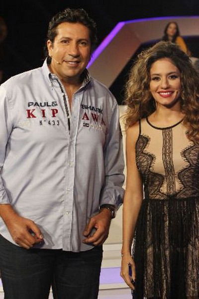 Tatiana Merheb Behind her TV show Scene